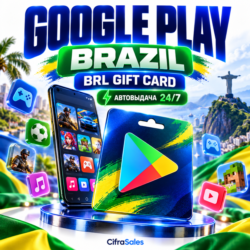 Google Play Brazil — BRL GIFT CARD | код | Автовыдача 24/7