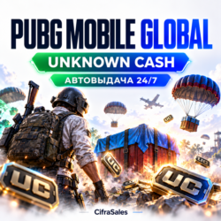 PUBG Mobile (Global) — UNKNOWN CASH | по ID | Автовыдача 24/7