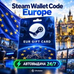 Steam Wallet Code Europe — EUR GIFT CARD | код | Автовыдача 24/7