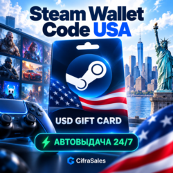 Steam Wallet Code USA — USD GIFT CARD | код | Автовыдача 24/7
