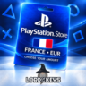 PSN PlayStation Store 10-250 EUR Франция Код пополнения