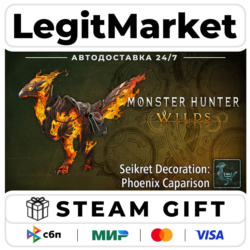 DLC Monster Hunter Wilds - Seikret Decoration: Phoenix Capari / Steam АВТО / РУ   МИР