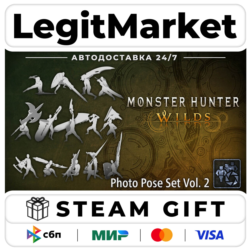 DLC Monster Hunter Wilds - Photo Pose Set Vol. 2 / Steam АВТО / РУ   МИР
