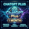 ChatGPT Plus 1 Месяц | Полная Гарантия | Личный Аккаунт