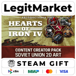DLC Hearts of Iron IV: Content Creator Pack - Soviet Union 2D / Steam АВТО / РУ   МИР