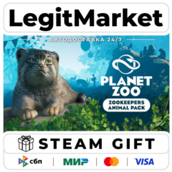 DLC Planet Zoo: Zookeepers Animal Pack / Steam АВТО / РУ   МИР