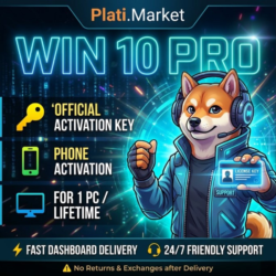 WINDOW 10 PRO Официальный ключ продукта | Активация по телефону | На 1 ПК, пожизненно
