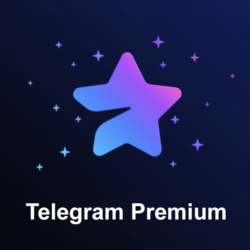 Telegram Premium 3/6/12 мес. | Подарком по @username | Без входа | АВТО 24/7
