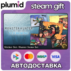 DLC Monster Hunter: World - Sticker Set: Hunter Item Steam Gift / Россия   МИР / АВТО