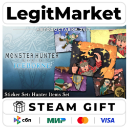 DLC Monster Hunter: World - Sticker Set: Hunter Items Set / Steam АВТО / РУ   МИР