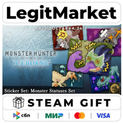 DLC Monster Hunter: World - Sticker Set: Monster Statuses Set / Steam АВТО / РУ   МИР