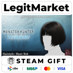 DLC Monster Hunter World: Iceborne - Hairstyle: Short Bob / Steam АВТО / РУ   МИР