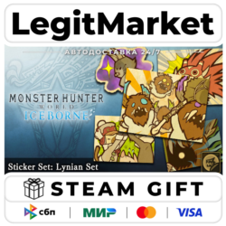DLC Monster Hunter: World - Sticker Set: Lynian Set / Steam АВТО / РУ   МИР