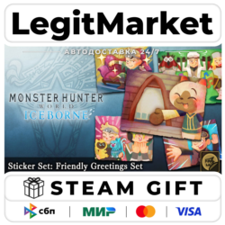 DLC Monster Hunter: World - Sticker Set: Friendly Greetings S / Steam АВТО / РУ   МИР