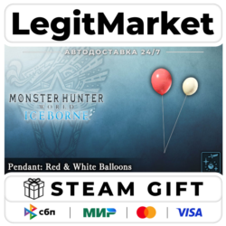 DLC Monster Hunter World: Iceborne - Pendant: Red & White Bal / Steam АВТО / РУ   МИР