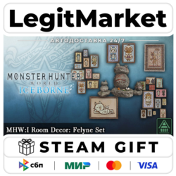 DLC Monster Hunter World: Iceborne - MHW:I Room Decor: Felyne / Steam АВТО / РУ   МИР
