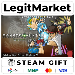 DLC Monster Hunter: World - Sticker Set: Street Fighter V / Steam АВТО / РУ   МИР