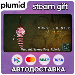 DLC Monster Hunter Wilds - Pendant: Sakura Posy: Col Steam Gift / Россия   МИР / АВТО