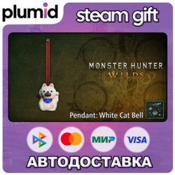 DLC Monster Hunter Wilds - Pendant: White Cat Bell Steam Gift / Россия   МИР / АВТО