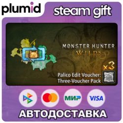 DLC Monster Hunter Wilds - Palico Edit Voucher: Thre Steam Gift / Россия   МИР / АВТО