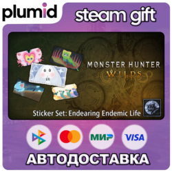 DLC Monster Hunter Wilds - Sticker Set: Endearing En Steam Gift / Россия   МИР / АВТО