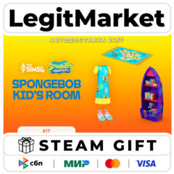 DLC The Sims 4 SpongeBob Kid’s Room Kit / Steam АВТО / РУ   МИР