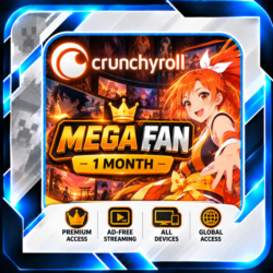 Crunchyroll Mega Fan | 1 месяц | Личный аккаунт | Global