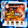 Crunchyroll Mega Fan | 1 месяц | Личный аккаунт | Global