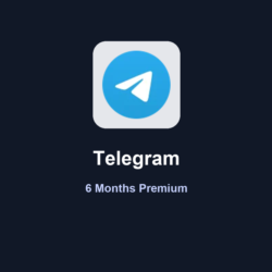 Telegram Premium • 6 мес.    На ваш аккаунт    Без входа