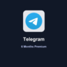 Telegram Premium • 6 мес.    На ваш аккаунт    Без входа