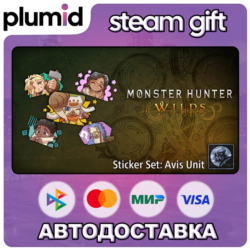 DLC Monster Hunter Wilds - Sticker Set: Avis Unit Steam Gift / Россия   МИР / АВТО