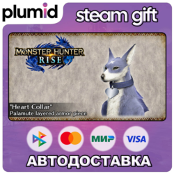 DLC MONSTER HUNTER RISE - "Heart Collar" Palamute la Steam Gift / Россия   МИР / АВТО