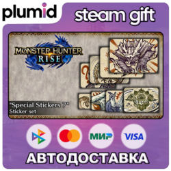 DLC MONSTER HUNTER RISE - "Special Stickers 7" stick Steam Gift / Россия   МИР / АВТО