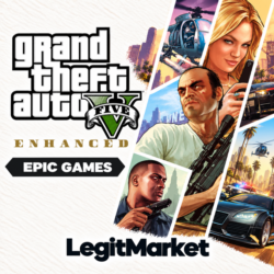 Grand Theft Auto V Enhanced Epic Games | Карта пополнения