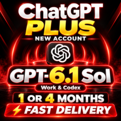 ChatGPT Plus 6.1 | Новый аккаунт | 1 месяц | Быстрая доставка