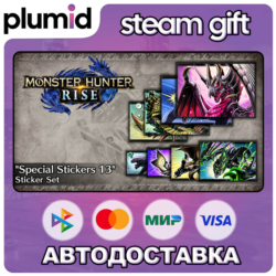 DLC Monster Hunter Rise - "Special Stickers 13" stic Steam Gift / Россия   МИР / АВТО