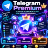 24/7 Telegram Premium 3 / 6 / 12 мес - Подарок на ваш аккаунт - Без входа