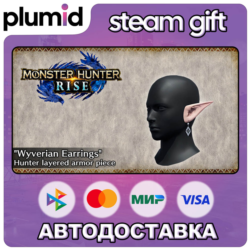 DLC MONSTER HUNTER RISE - "Wyverian Earrings" Hunter Steam Gift / Россия   МИР / АВТО