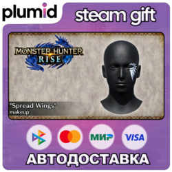DLC MONSTER HUNTER RISE - "Spread Wings" makeup Steam Gift / Россия   МИР / АВТО