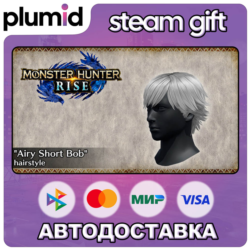 DLC MONSTER HUNTER RISE - "Airy Short Bob" hairstyle Steam Gift / Россия   МИР / АВТО