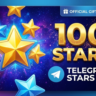 Telegram Stars 100 Звезд Gift Code (Пополнение ТГ Звезд)