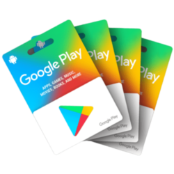Подарочная карта Google Play США 5-200 долл. США
