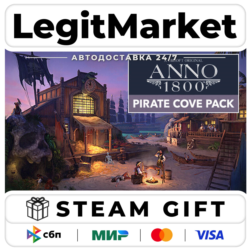 DLC Anno 1800 - Pirate Cove Pack / Steam АВТО / РУ   МИР