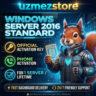 WINDOWS SERVER 2016 STANDARD Официальный ключ | Телефонная активация | 1 сервер Бесср