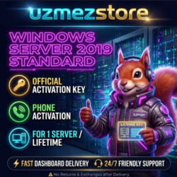 WINDOWS SERVER 2019 STANDARD Официальный ключ | Активация по телефону | 1 сервер, пож