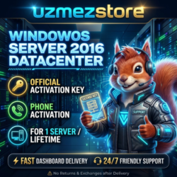 КЛЮЧ WINDOWS SERVER 2016 DATACENTER ОРИГИНАЛЬНЫЙ (АКТИВАЦИЯ ПО ТЕЛЕФОНУ)