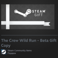 Гифт | РФ   Мир | The Crew: Wild Run - Beta Gift Copy / 1 / I | Steam