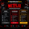 NETFLIX | Basic | Standard | Premium — 1 МЕСЯЦ Подписка [ !Ваш аккаунт! ]