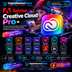 ADOBE CREATIVE CLOUD PRO — 1 МЕСЯЦ & 1 ГОД | Подписка / Продление