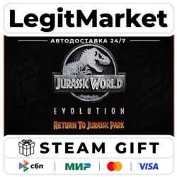 DLC Jurassic World Evolution: Return To Jurassic Park / Steam АВТО / РУ   МИР